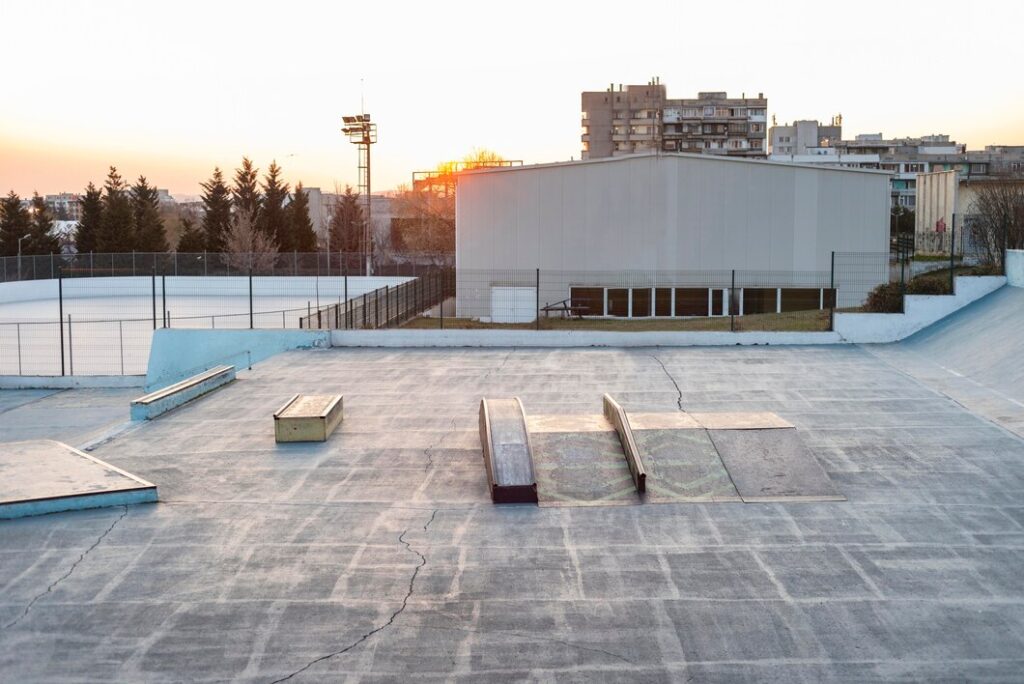 A roof demonstrates the artwork of commercial roofing.